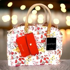 Nanette Lepore Kayli Print Satchel Handbag Purse brand New With Tags