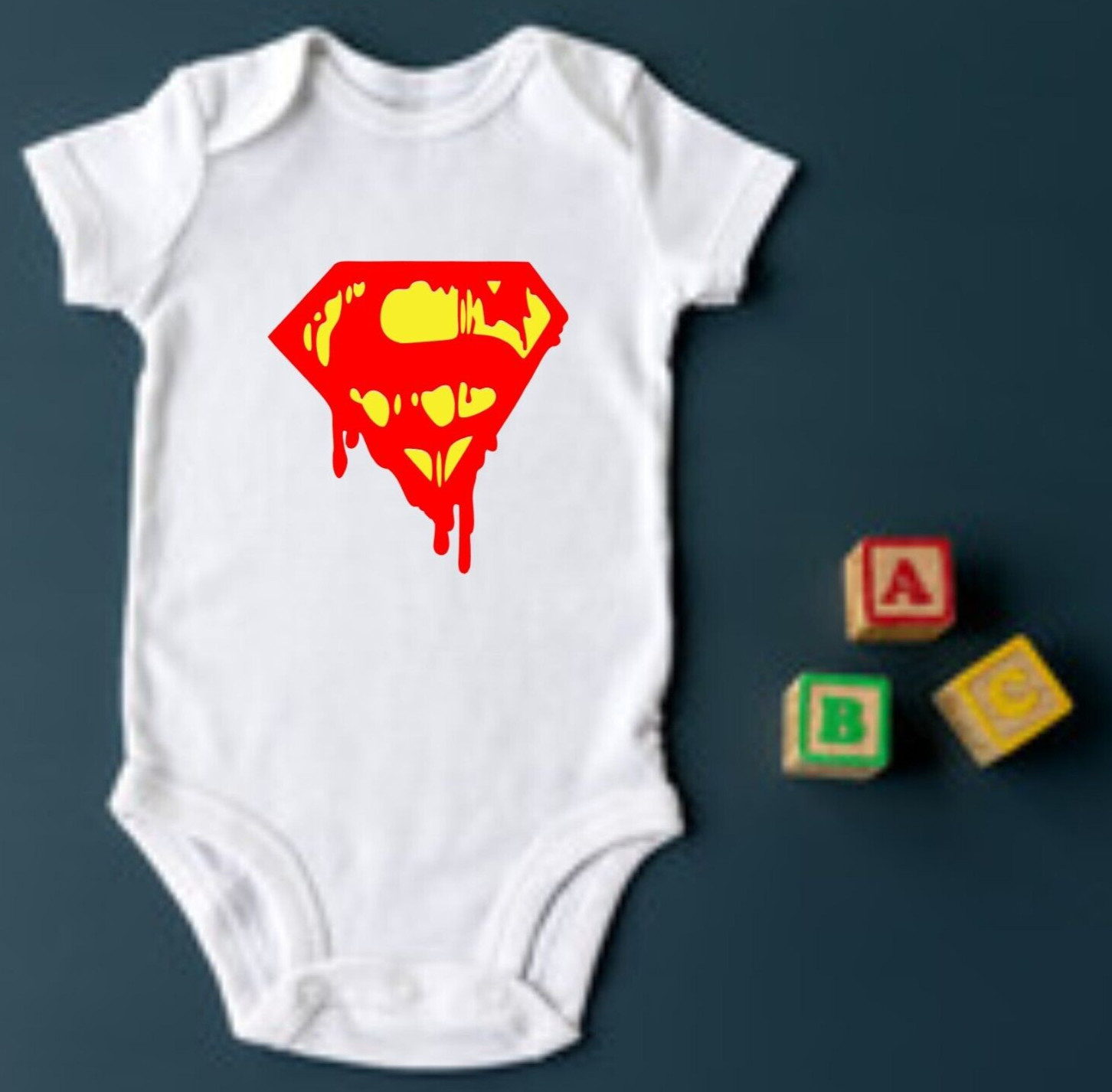 Superman Fun Baby Grow / Body Suit, nuevo bebé, guardería, bebé, baby shower