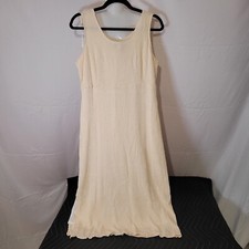 Karin Stevens Sz 16p Sleeveless Ankle, Length Lined Tea Dress Dry Clean Only