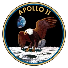 Apollo 11 sticker nasa skate cell laptop bumper vinyl decal