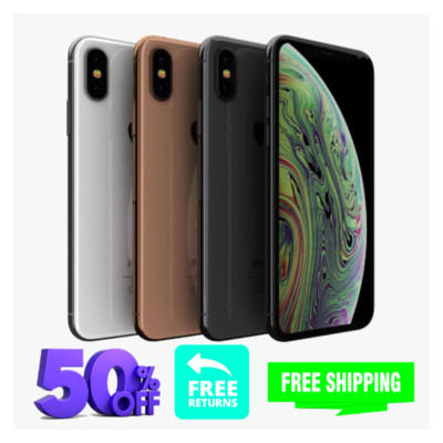Apple iPhone XS Unlocked Verizon At&t T-Mobile iOS LTE 64GB 256GB WiFi