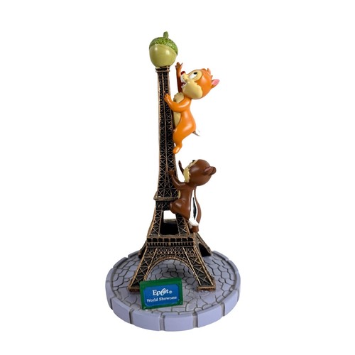 Disney World Epcot World Showcase Chip & Dale Paris Eiffelturm Figur
