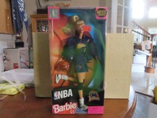1998 NBA barbie San Francisco Warriors Barbie doll nm bx103