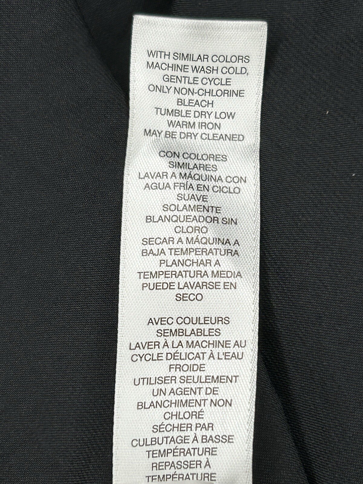 Chicos 3 Top Extra Large Black Split Back Layered… - image 5