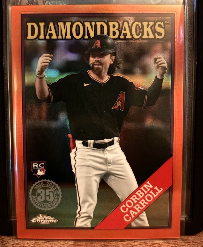 2023 Topps Chrome Update Corbin Carroll Orange 23/25 #88CU-20 