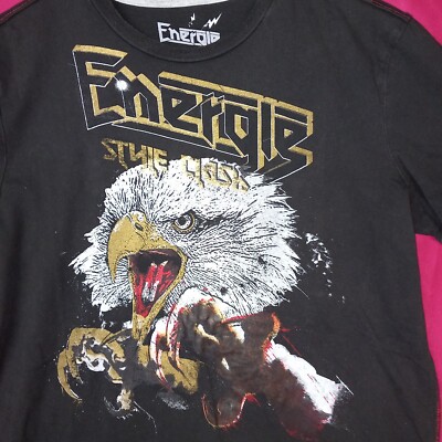 SELTENES VINTAGE ENERGIE STYLE CLASH L T-SHIRT JUDAS PRIEST LOGO FONT EAGLE HYP