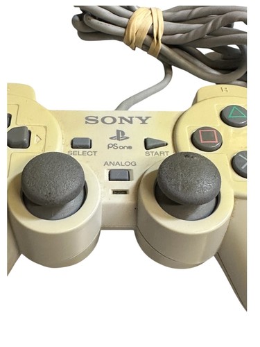 Official Sony PS One PlayStation Dual Shock Controller Grey SCPH-110 - Picture 7 of 9