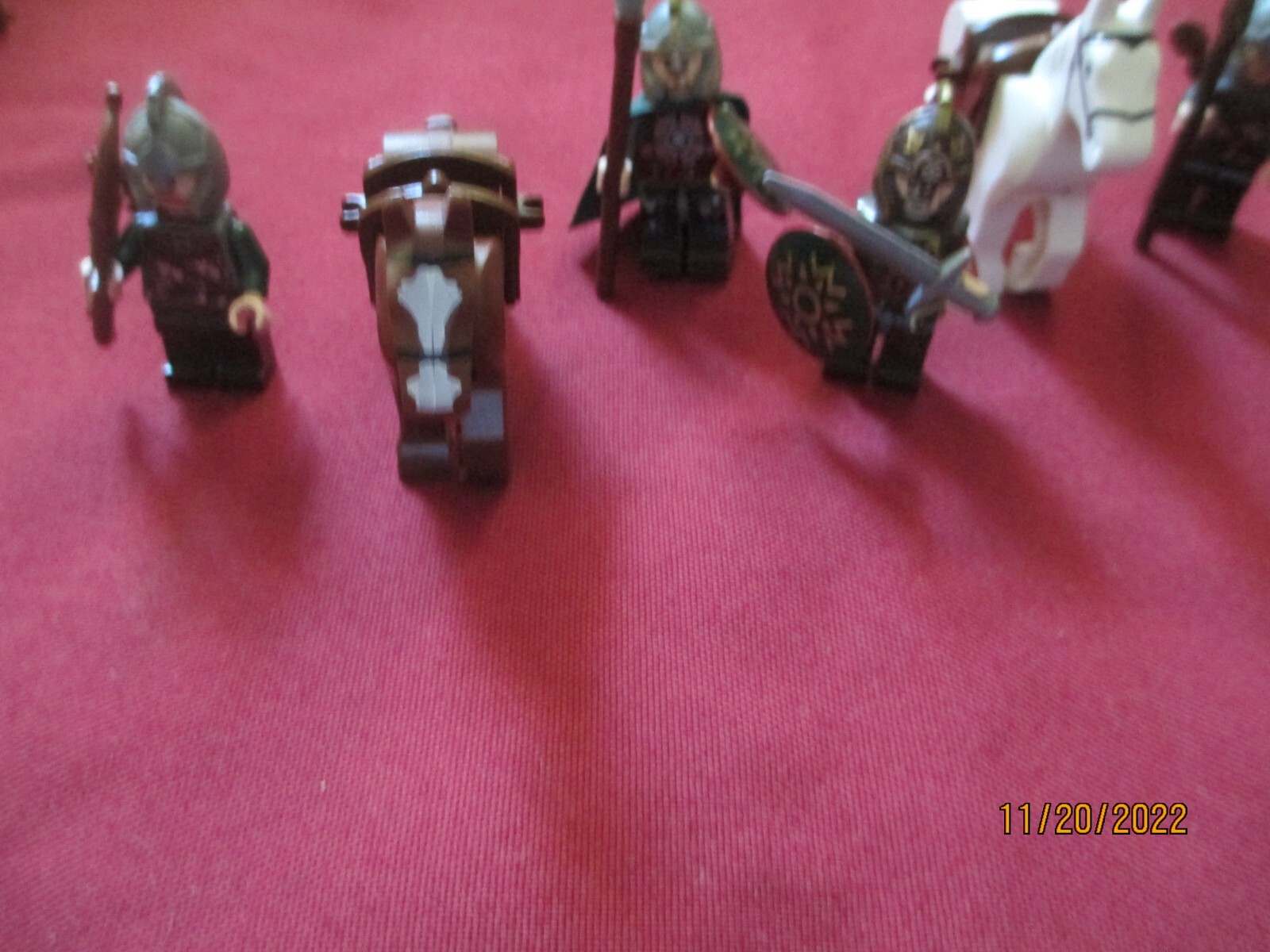 LEGO LOTR/HOBBIT Minifigures Lot. King Theoden ,Eomer, Rohan Soldiers ...