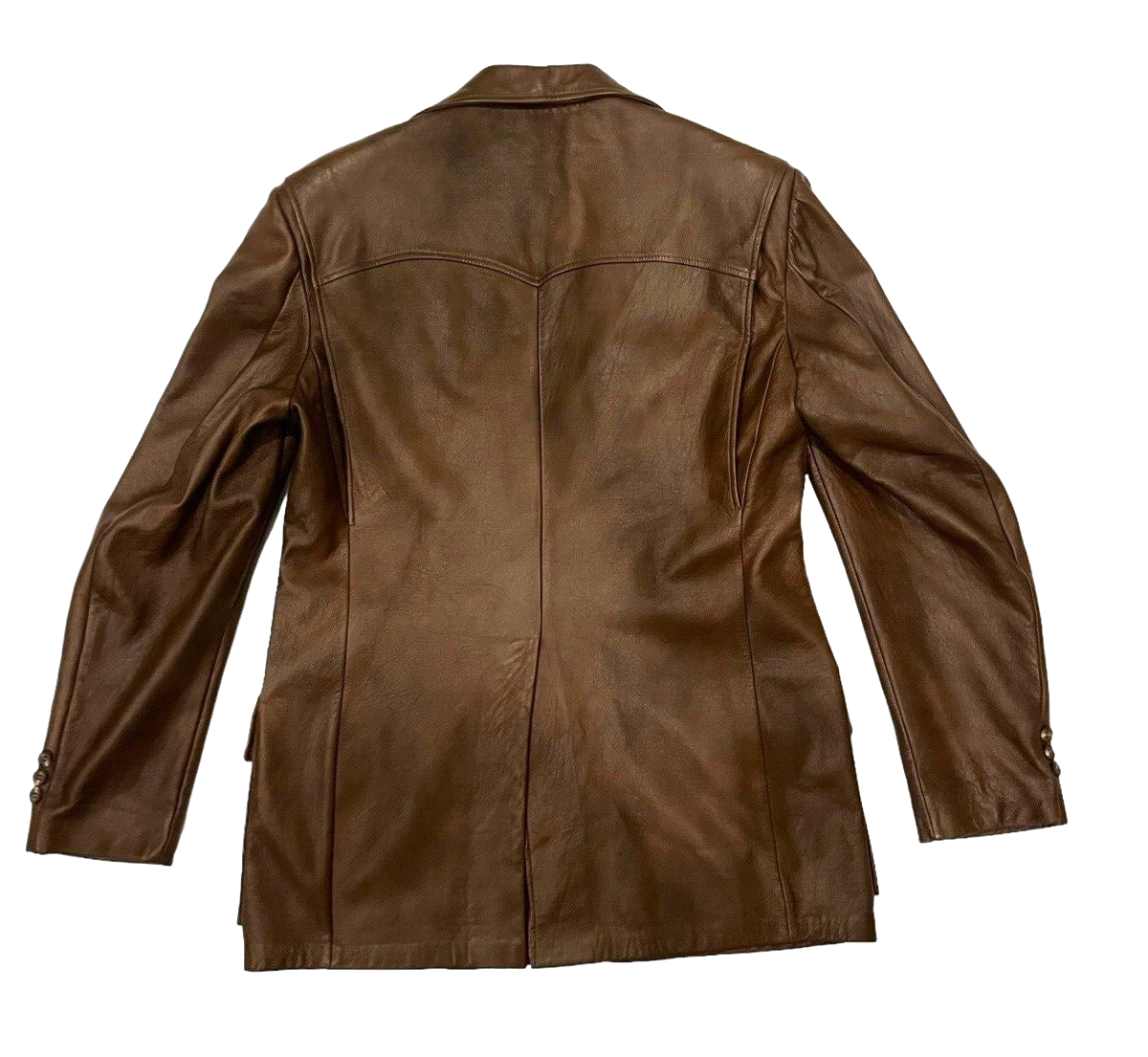 Vintage Scully Leather Jacket 42L Soft Brown Cowboy Satin Vintage Scully Leather Jacket 42L Soft Brown Cowboy Satin