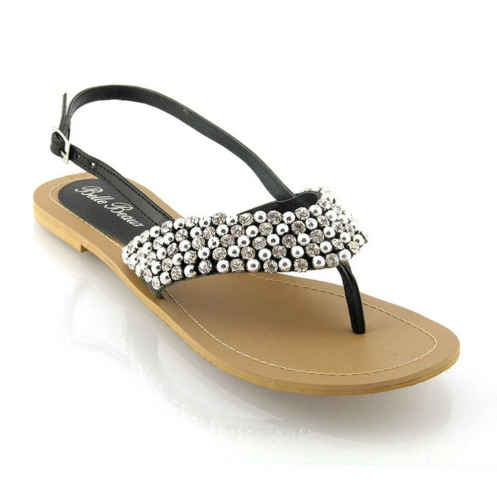 Dressy gold store flat sandals