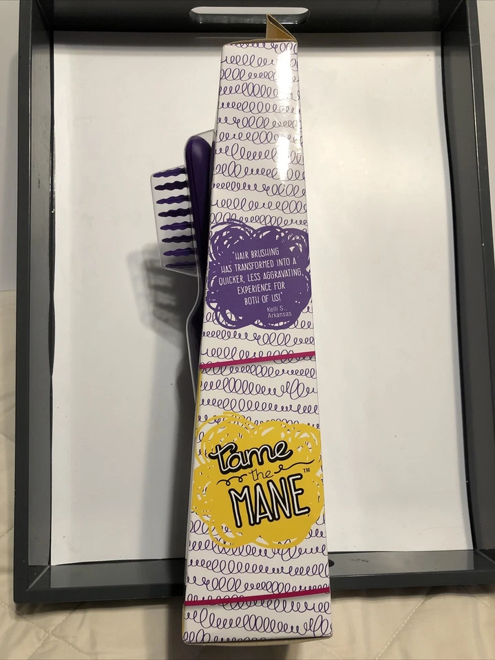 Remington DT7432 влажная или сухая ручная электрическая щетка для распутывания гривы, фиолетовая НОВАЯ - Изображение 2 из 4