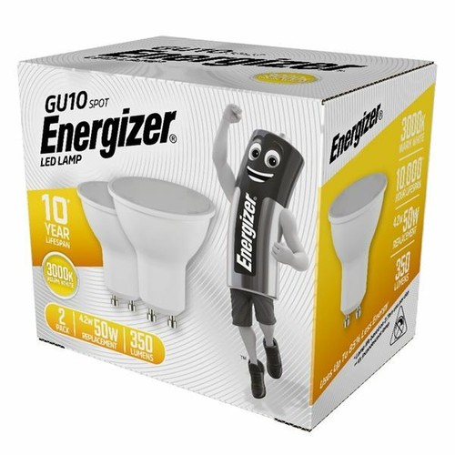 2x Energizer® Bombillas LED GLS Vela GU10 B22 Lámpara Bombilla Repuesto Reino Unido - Imagen 4 de 5