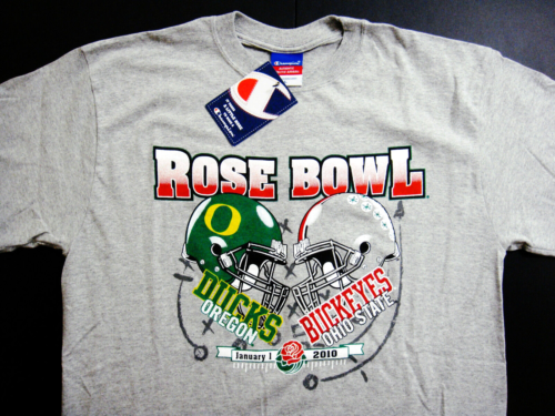 Ohio State Buckeyes Oregon Ducks Shirt T Shirt Football Rose Bowl '10 Champion L