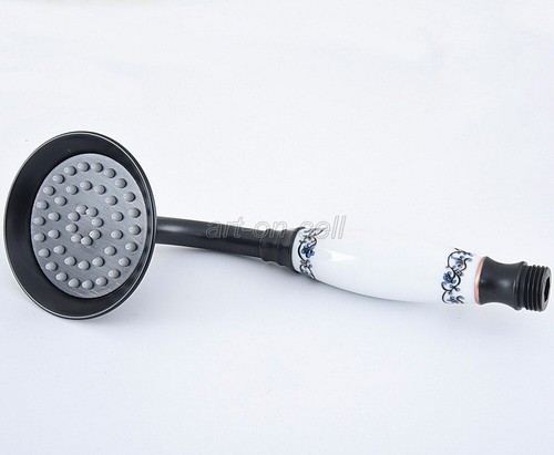 Oil Rubbed Bronze Bathroom Shower Hand Spray Ceramic Handheld Shower Head - Picture 2 of 6