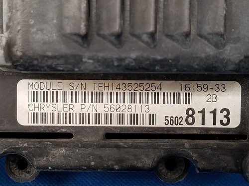 PLUG & PLAY 94 JEEP GRAND CHEROKEE 5.2 ECM ECU CONTROL PCM 56028113 113 ...