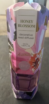 Aromas Honey Blossom Decorative Reed Diffuser 100 ml / 3.38 fl oz New in Box