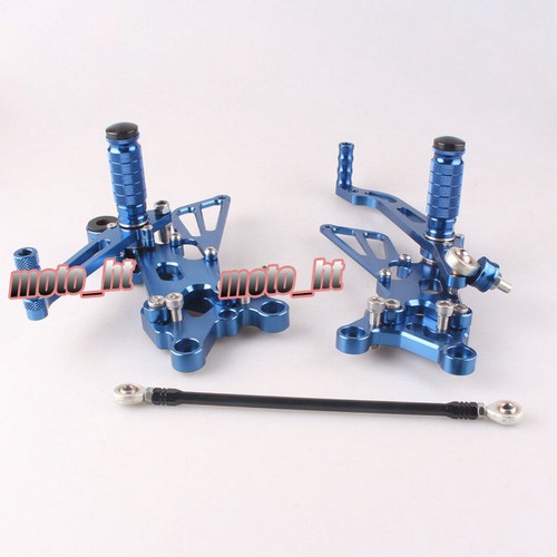 Rearsets Footpegs Footrests Rear Set For Yamaha YZF R6 2006 2007 2008 2009 2010 - Picture 2 of 12