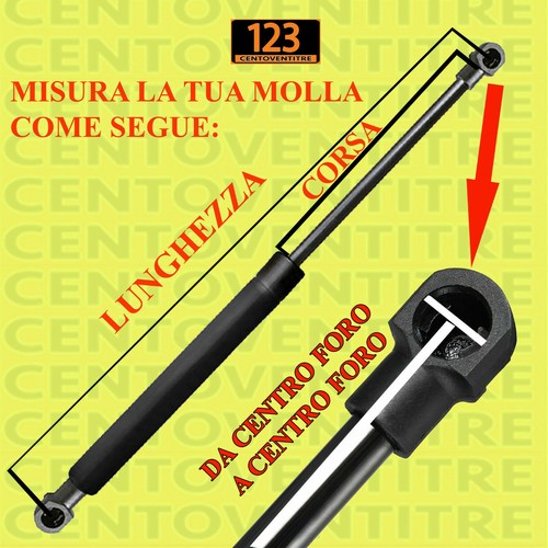 Ammortizzatori Molle a Gas Pistoni Pistoncini Bagagliaio Citroen C5 II BERLINA - Foto 2 di 5