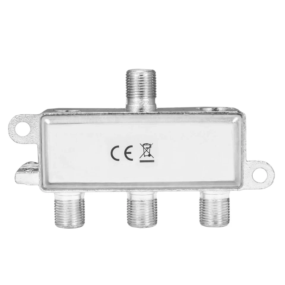 SAT Verteiler 3-fach Splitter 5-2400MHz 4-Wege HD Antennen und Kabel IEC Adapter - Bild 4 von 4