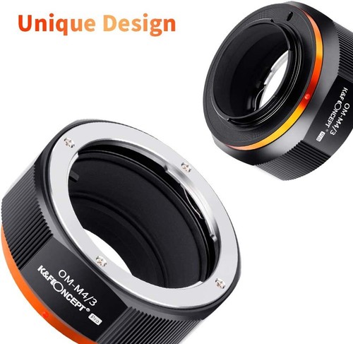 K&F Concept Manual Lens Adapter for Olympus OM Lens to Micro 4/3 MFT M43 Cameras - Picture 8 of 9