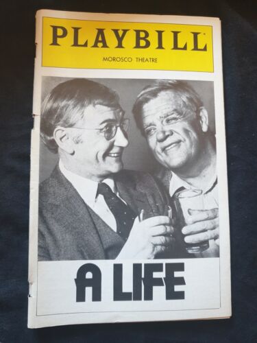 PLAYBILL December 1980 Morosco Theatre A Life - Picture 1 of 2