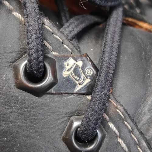 Panama Jack Bota Gr. 38 Schnürstiefelette Schwarz Leder Nappaleder - Picture 10 of 22