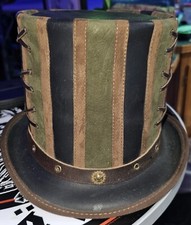 Steampunk Hatter Absinthe Top Hat - Size XL - Made in USA