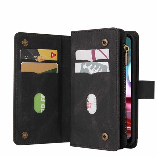For Motorola Moto G10 G30 G50 E7i Power Wallet Card Slot Flip Leather Case Cover - Picture 19 of 56