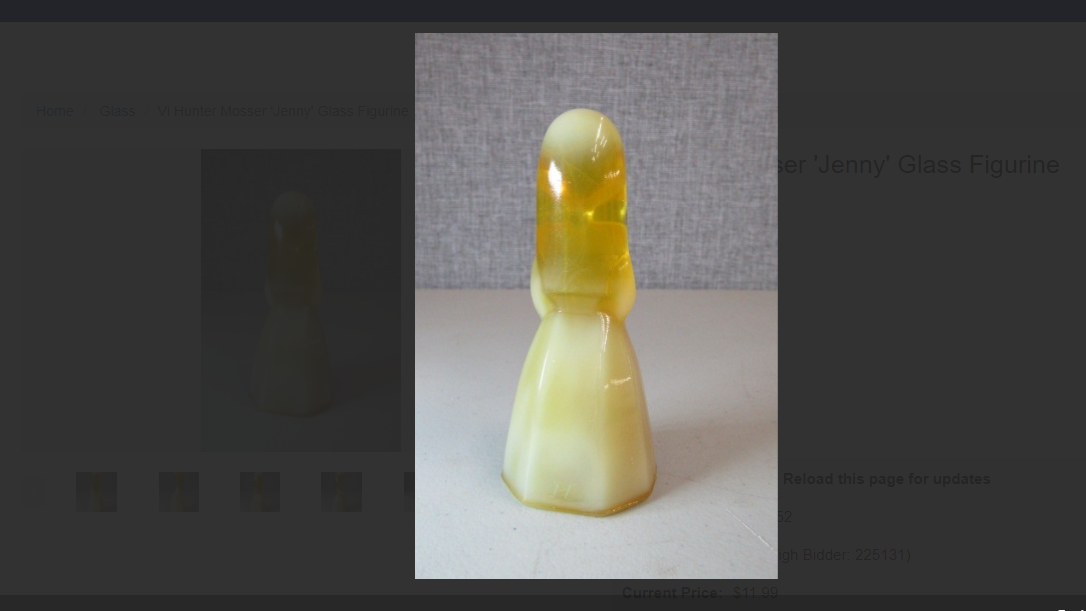 Vi Hunter Mosser "Jenny" Glass Figurine | eBay