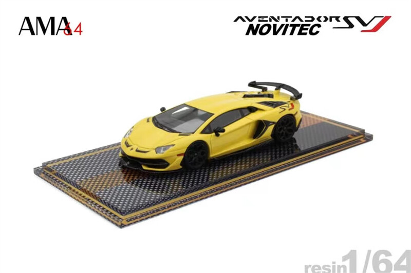 AMA64 1/64 ランボルギーニアヴェンタドールSVJ AMA64 1:64 Lambo Aventador SVJ LP770-4 Novitec Version Model