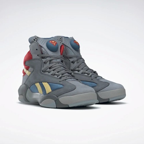 Reebok Shaq Attaq DC Comics Grey Red Superman Man of Steel HQ4587 Men's 9 Shoes - Picture 17 of 17