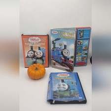 Thomas the Train DVD  Board Book Lot