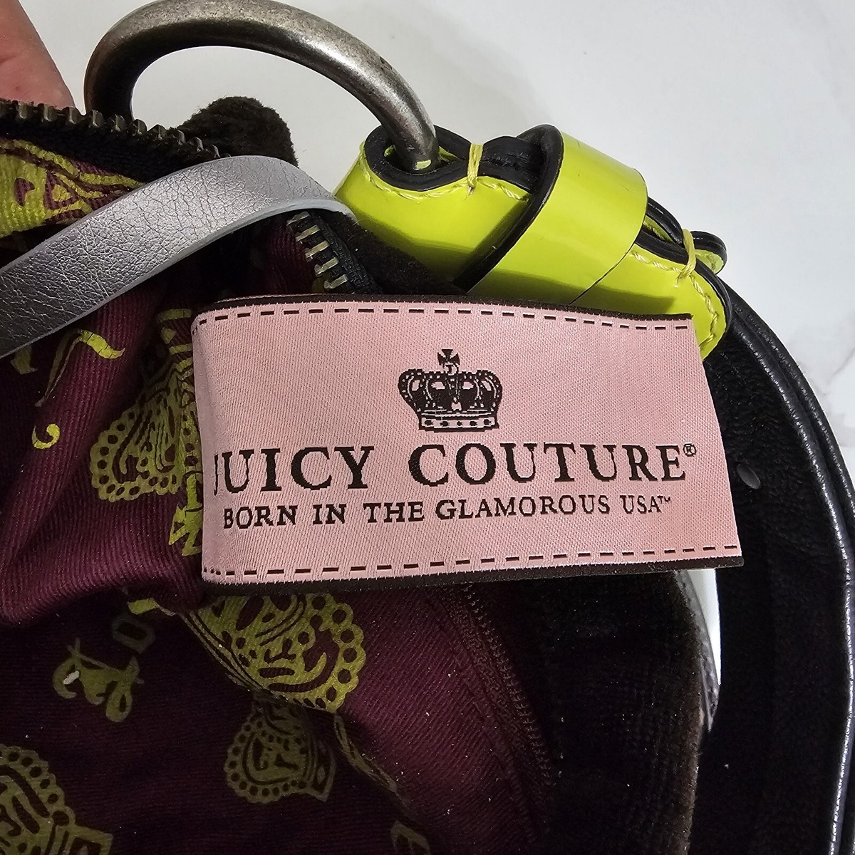 【JUICY COUTURE】Lily S チャーム 2WAY ハンドバッグ レア上品かわいい】ジューシークチュール 2way ハンドバッグ