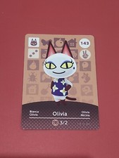 Olivia ANIMAL CROSSING AMIIBO SERIES 2 CARD #143 TRACKED AU POST geniuine