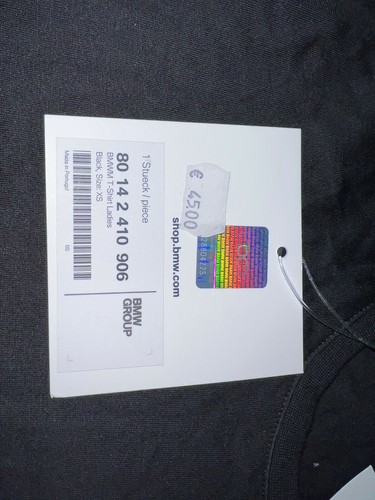 Original BMW M Grafik T-Shirt Shirt BMW Logo Damen Ladies Xs Schwarz 80142410906 - Bild 2 von 4
