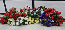 Lot Of 20 Creative Elements Classic Silks 1" Artificial Miniature Florals 1