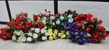 Lot Of 20 Creative Elements Classic Silks 1" Artificial Miniature Florals #1
