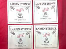 4x 100 Authentic Larsen Viola A Strings 4/4 Regular Version Ball End