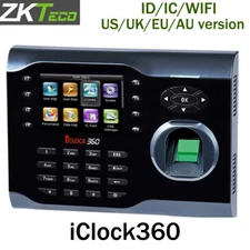 ZKsoftware iclock360 TCP/ IP biometric 8000 Fingerprint time attendance Recorder