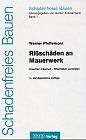 Rißschäden an Mauerwerk. Ursachen erkennen, Rißschäden v... | Buch | Zustand gut - Werner Pfefferkorn