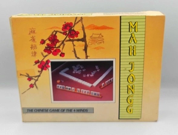 Vintage Mahjong Set Gibsons Games 100% Complete VGC