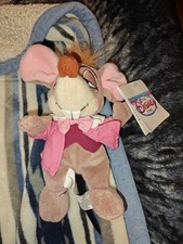 Dormouse Alice in Wonderland Bean Bag Plush Disney 8" NWT