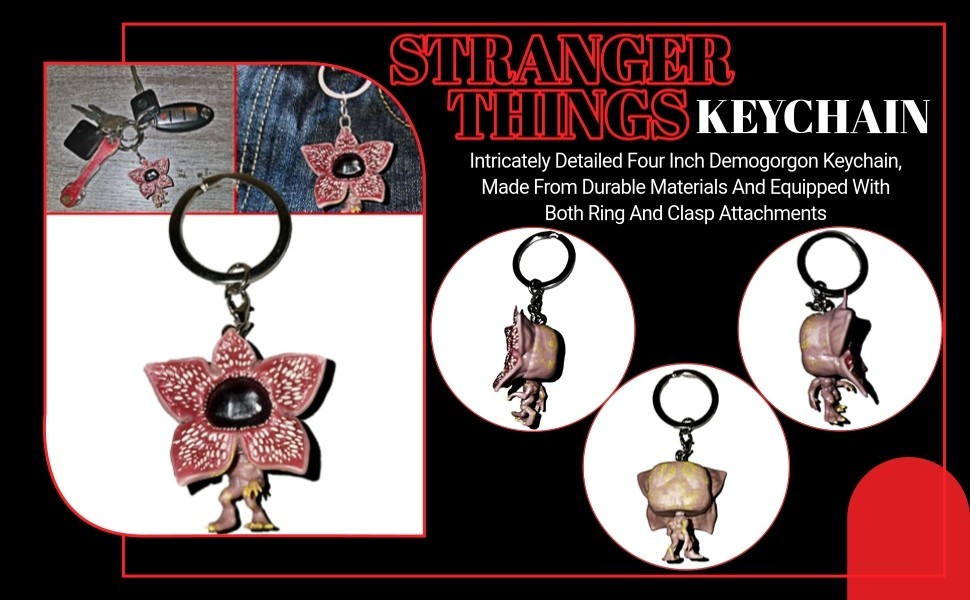 Demogorgon Pocket Pop Keychain Brand New Never Opened Free