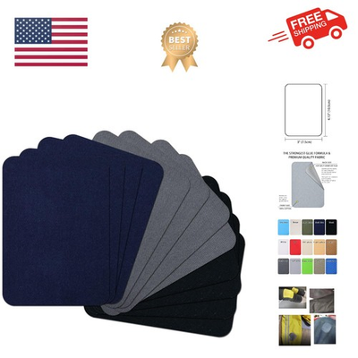 #ad 12PCS Quality Fabric Repair Patches Iron on Patches for Clothing Inside amp; Ou... $17.09