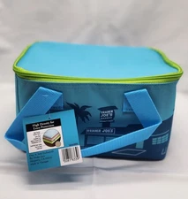 Trader Joe's  BLUE Mini Insulated Tote/Lunch Bag NWT Limited Release FS