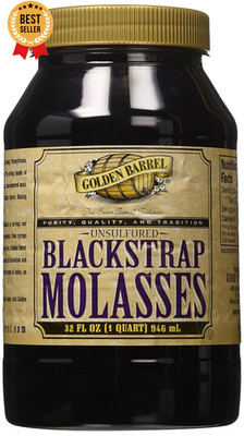 Unsulfured Blackstrap Molasses 32oz Natural Sweetener Baking Cooking Supplement
