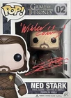 🔥Funko Pop! Game Of Thrones: Ned Stark #02 Signed By Sean Bean w/Quote & COA!🔥