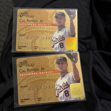 Cal Ripken Jr Studio Gold CC Insert Mint Baseball Card # 8 Of 50 (2 pck) 🔥🔥