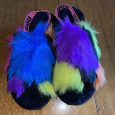 Ugg Australia Womens Fluff Yeah Slide Multicolor Size 7