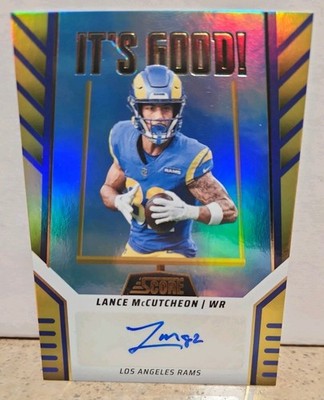 2024 Panini Score Lance McCutcheon Its Good Auto #IG-LMN Rams